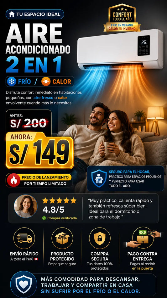 Aire Acondicionado  2 en 1