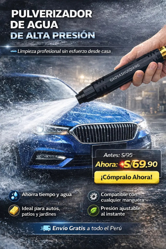PULVERIZADOR DE AGUA DE ALTA PRESIÓN