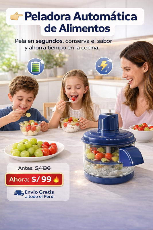 Peladora automática de alimentos