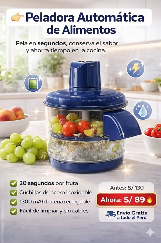 Peladora automática de alimentos