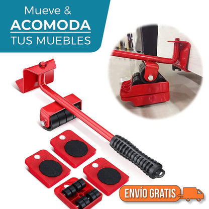 Herramientas para mover muebles " 5 piezas " | ENVIO GRATIS