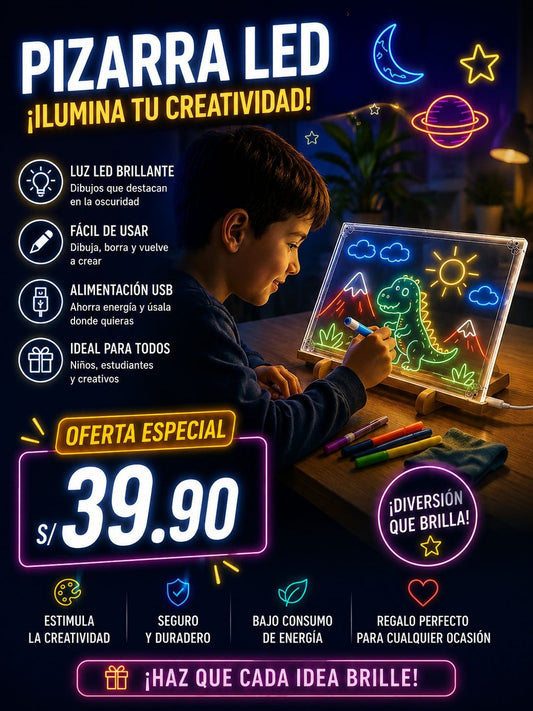 PIZARRA LED 🌈
