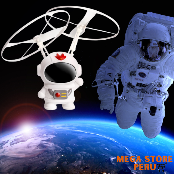 MINI DRON ASTRONAUTA VOLADOR | ENVIO GRATIS MEGASTOREPERU